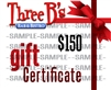 $150.00 GIFT CERTIFICATE