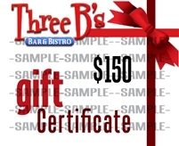 $150.00 GIFT CERTIFICATE
