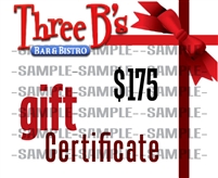 $175.00 GIFT CERTIFICATE