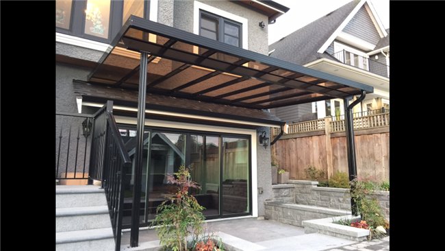 Glass Patio Cover with
