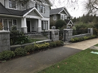Classical Railing with stone base
