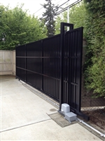 Privacy Solid Aluminum Slide Gate