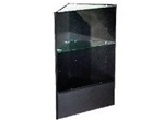 Economy Corner Filler with glass top and shelf