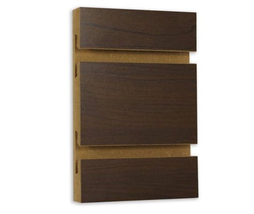 Walnut Melamine Slatwall Fixture Depot