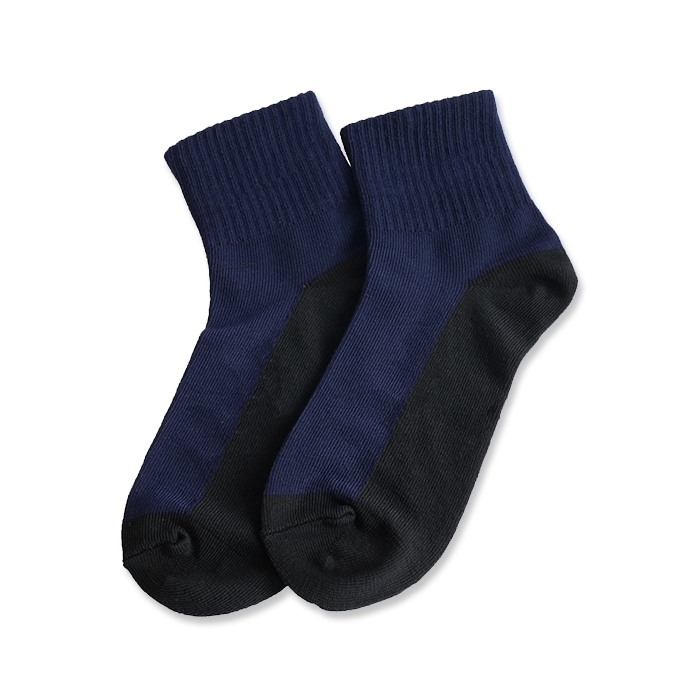 Moisture-wicking Sport Socks - Black/Blue