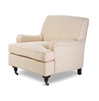 Seriena Linen Leisure Sofa (chair) with  Coasters, Solid Beige Sofa, Solid Beige Linen Sofa, Beige Accent Chair