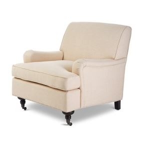 Seriena Linen Leisure Sofa (chair) with  Coasters, Solid Beige Sofa, Solid Beige Linen Sofa, Beige Accent Chair