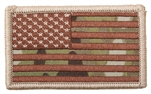 US Flag Multicam Embroidered Patch