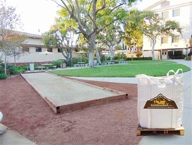 Bocce Court Gold Surface Dry Climate Mix