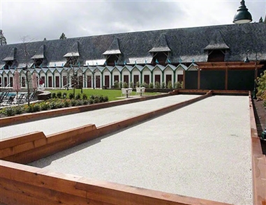 Bocce Court Silver Surface Dry Climate Mix