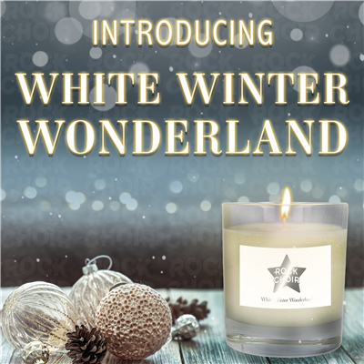 White Winter Wonderland Candle - Limited Edition Rock Choir's Christmas Candle