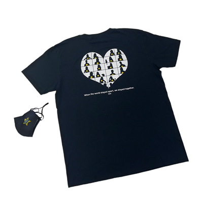 Rock Choir - Unisex Lockdown T-Shirt - X-Large & Rock Choir Face Covering Bundle