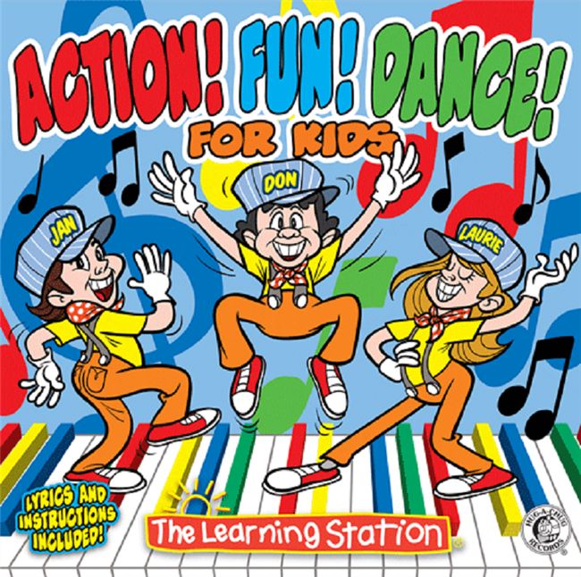 Action! Fun! Dance! for Kids | Interactive Sing-along Music CD