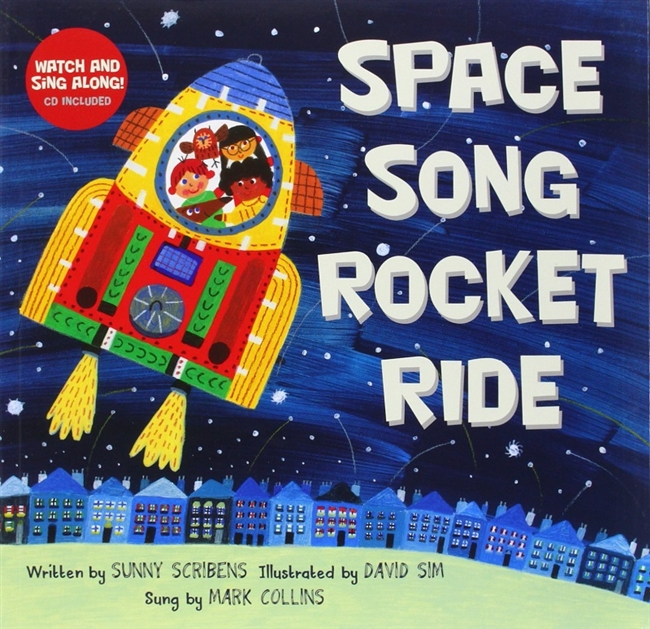 Space Song Rocket Ride Music Book & CD for Childhood Development