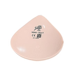 ABC Convex Lightweight Triangle Silicone Breast Form - Style 10243