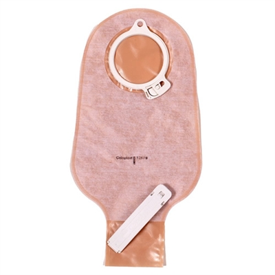Coloplast Assura Two-Piece Flat Cut-To-Fit Midi Opaque Drainable Pouch With Clamp