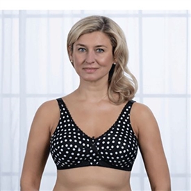 Almost U Style 2060 Wireless Seamless Polka Dot Print Bra