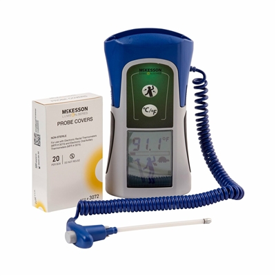 McKesson LUMEON Oral & Rectal Electronic Probe Thermometer