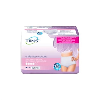 Tena Women's Protective Underwear, Super Plus