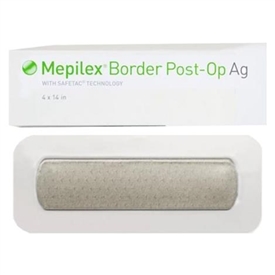 Molnlycke Mepilex Border Post Op Ag Foam Dressing