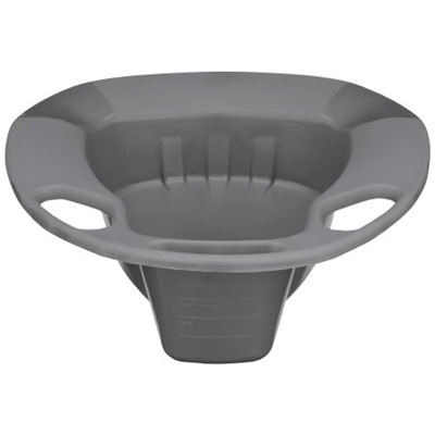 Stackable Bedpan McKesson Graphite 2 Quart / 1893 mL