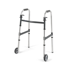 Invacare Dual Release Adult 3 Inch Wheeled Walker