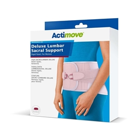 Actimove Deluxe Lumbar Sacral Support Rigid Panel