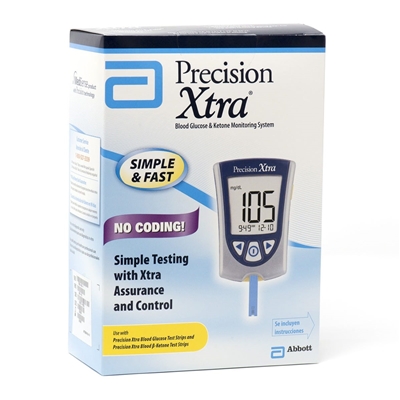 Blood Glucose Meter Precision Xtra® 5 Second Glucose