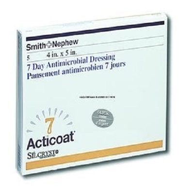 Smith & Nephew Acticoat Seven Day Antimicrobial Barrier Wound Dressing