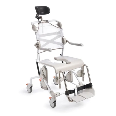 Etac Swift Mobil Tilt-2 Mobile Shower Commode Chair with Tilt-in-Space