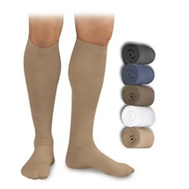 Men's Dress Socks, 20-30 mm Hg Firm, Class 1, H35