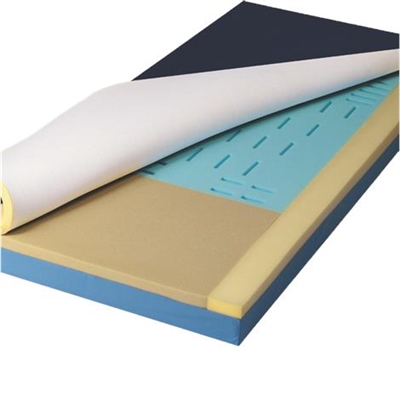 Medline Odyssey Elite Five Zone Visco Elastic Foam Mattress With Fire Barrier