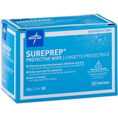 Medline Sureprep Skin Protectant Wipe