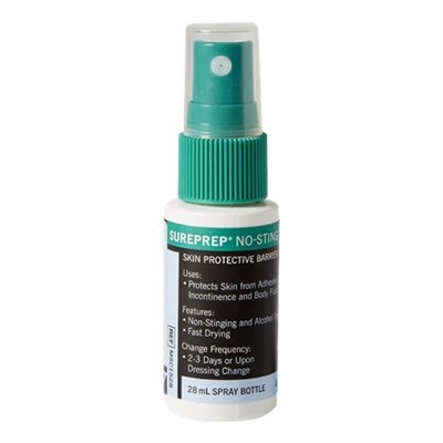 Medline Sureprep No-Sting Rapid Dry Barrier Film Spray