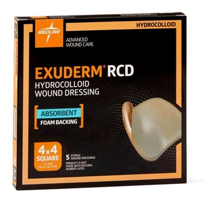 Medline Exuderm RCD Hydrocolloid Dressing