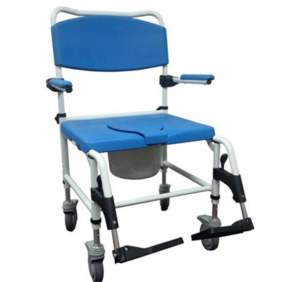 Drive Bariatric Aluminum Rehab Shower Commode Chair