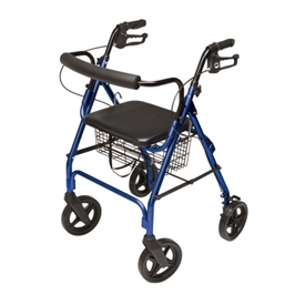 Lumex Walkabout Contour Deluxe 4 Wheel Rollator