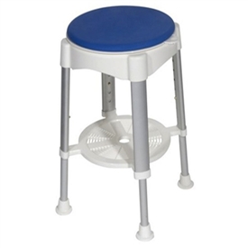 Drive Shower Stool with Padded Rotating Seat