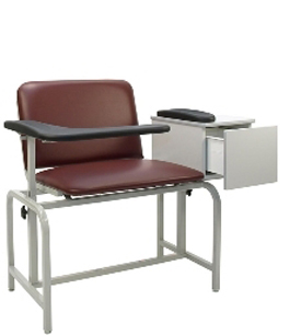 Winco 2574XL Padded Blood Drawing Chair