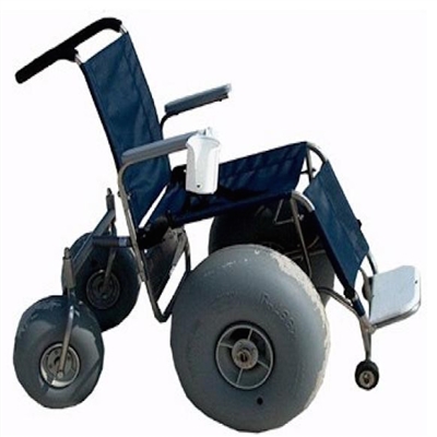 De-Bug Beach Wheelchair - Stainless Steel All Terrain Wheelchair