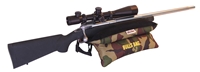 #91505-Bench Camo/Suede 15" BULLS BAG Shooting Rest (Filled)