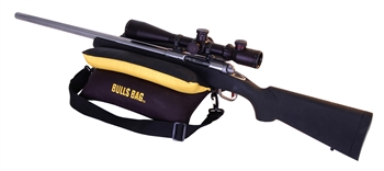 #916022-Bench Black-Gold/Tuff-Tec 15" BULLS BAG Shooting Rest (Filled)