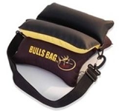 RMEF #16012-RMEF Field Black-Gold/Tuff-Tec 10" BULLS BAG Shooting Rest (Unfilled)