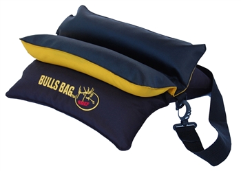 RMEF #16022-Bench Black-Gold/Tuff-Tec 15" BULLS BAG Shooting Rest (Unfilled)