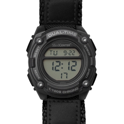 MedCenter Softsider Reminder Watch (Black)