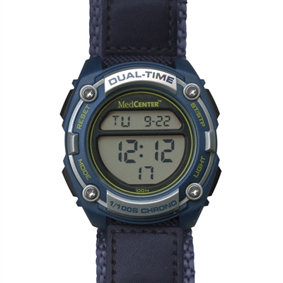 MedCenter Softsider Reminder Watch (Blue)