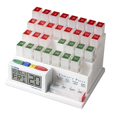 MedCenter System Monthly Pill Organizer & Reminder