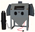 Cyclone Manufacturing A4800 Abrasive Media Sandblasting Cabinet w/Dust Collector