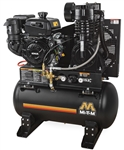 Mi-T-M ABS-14K-30H 30-Gallon Two Stage Gasoline Industrial Air Compressor w/Kohler Engine