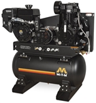 Mi-T-M AG2-SM14-30ME 30-Gallon Two Stage Gasoline Compressor/Generator w/Electric Start